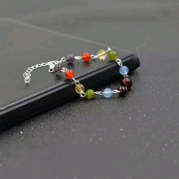 7 Chakra Healing Bead Bracelet - Picture 3 of 5